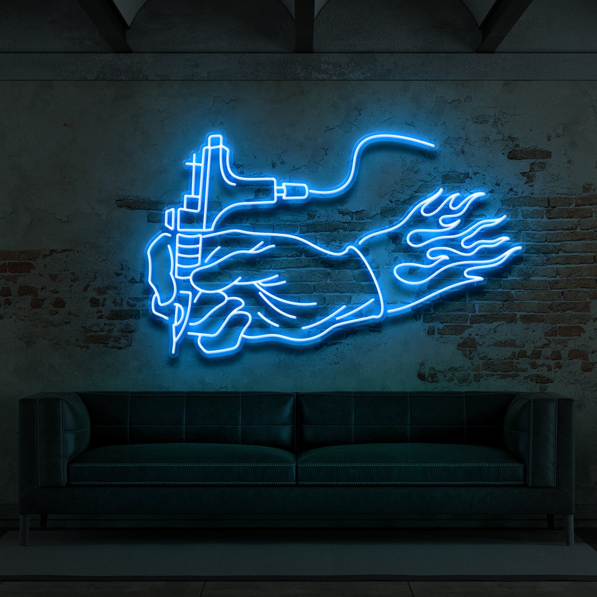 Hand of an Artist Neon Sign