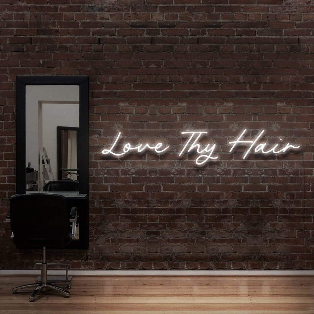 Love Thy Hair Neon Sign