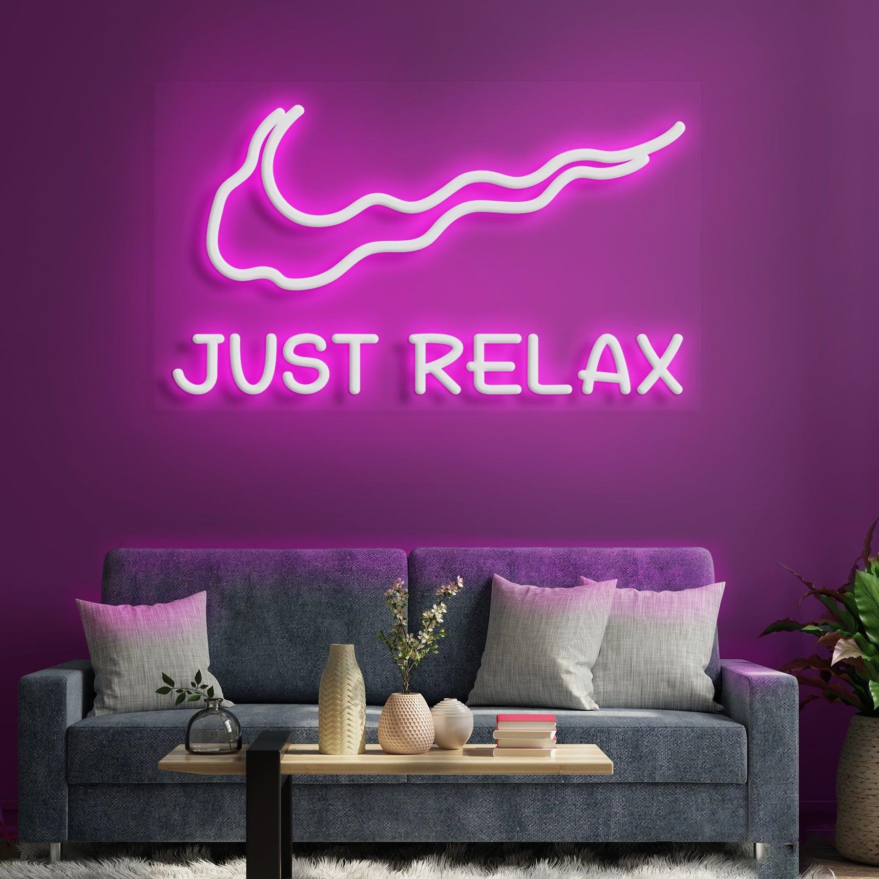 Just Relax Neon Sign