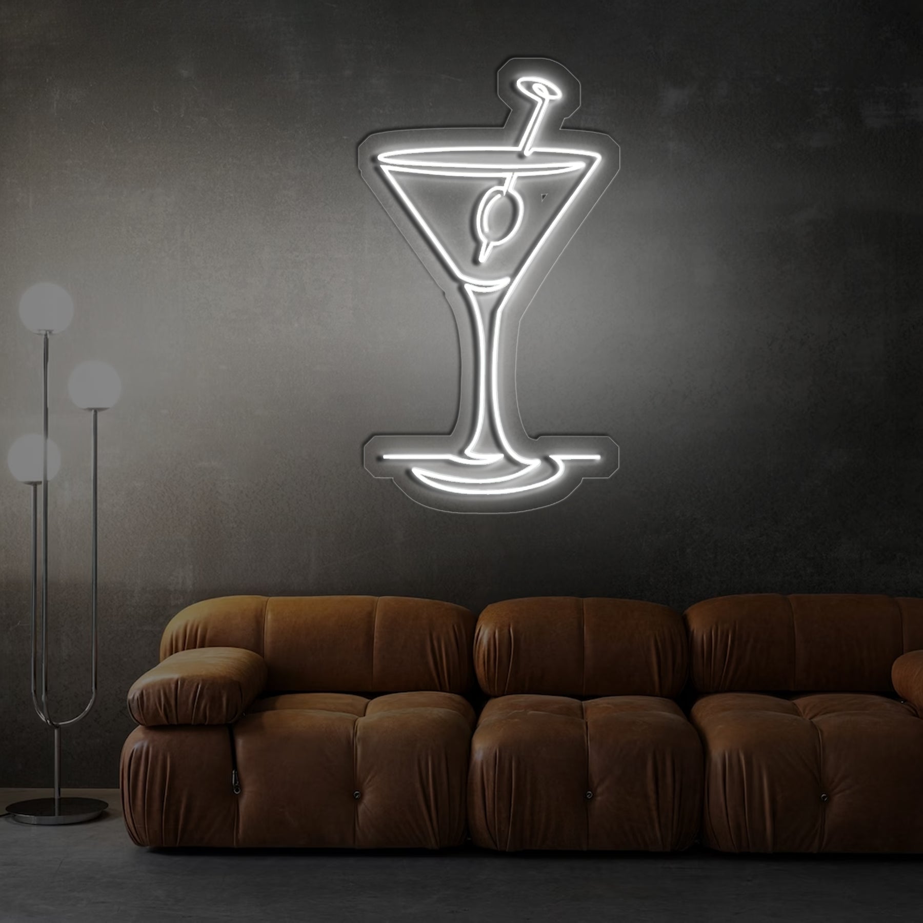 Martini Glass Neon Sign