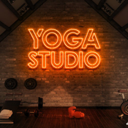 Yoga Studio Neon Sign