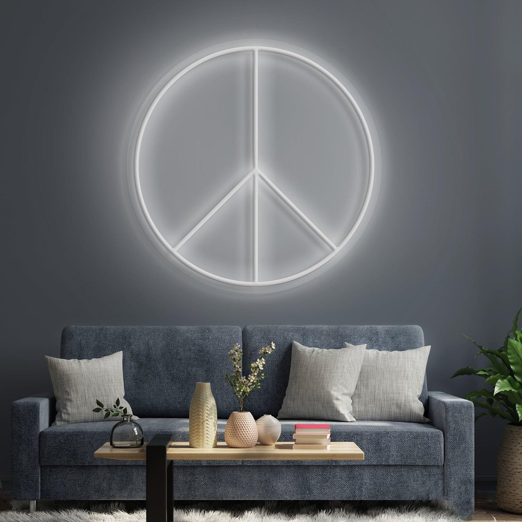 Peace Neon Sign