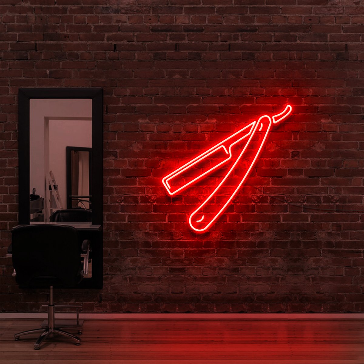 Razor Blade Neon Sign