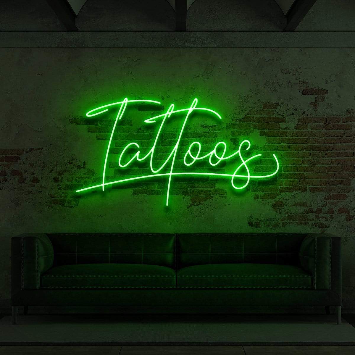 Tattoos Cursive Neon Sign