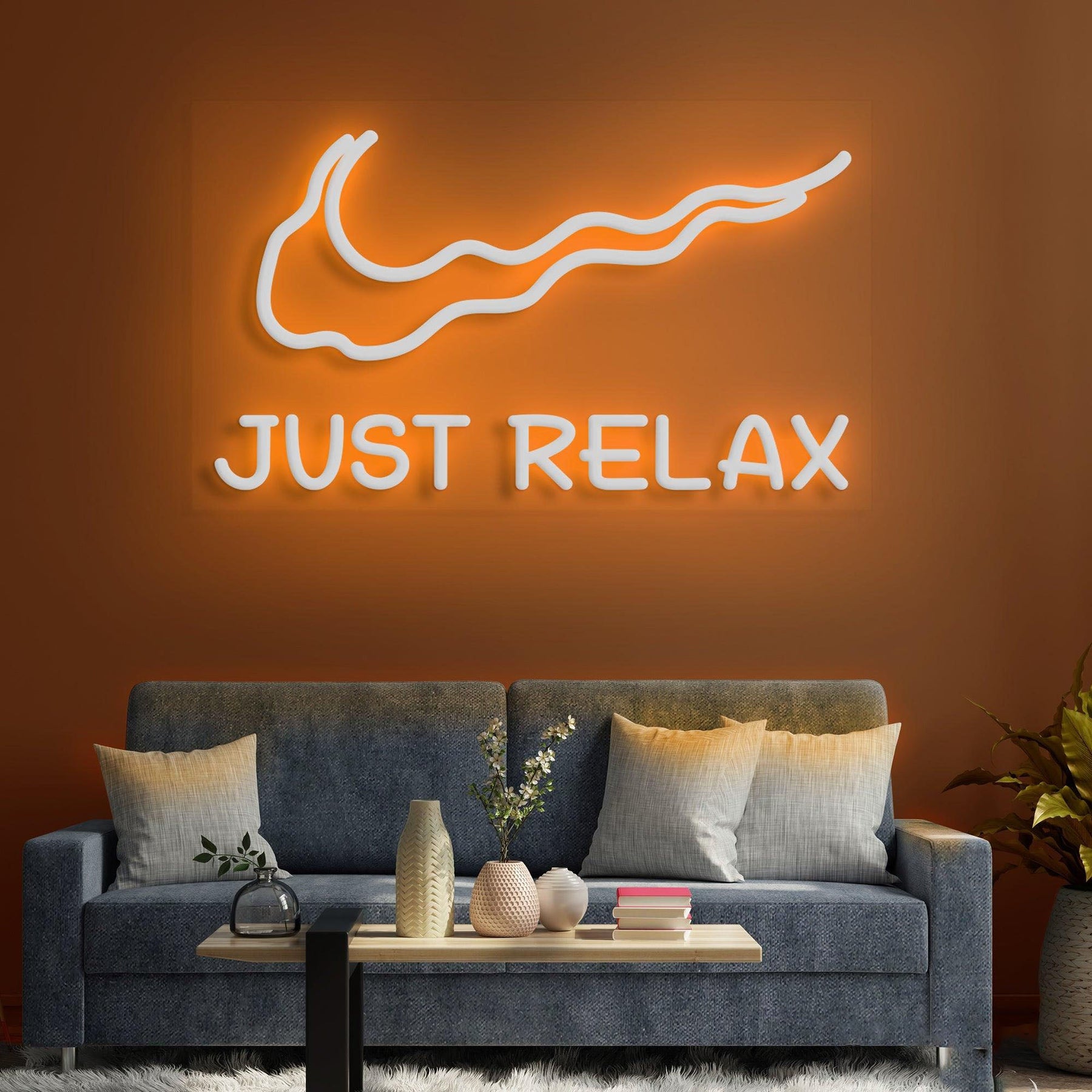 Just Relax Neon Sign