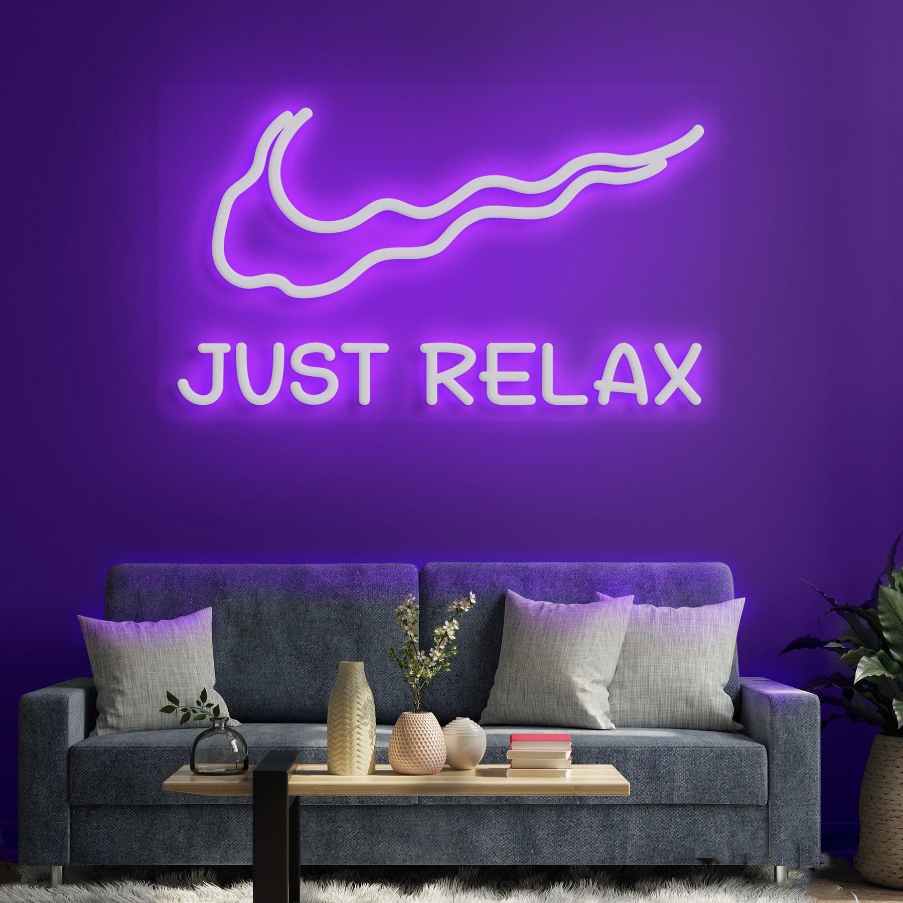 Just Relax Neon Sign