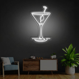 Martini Glass Neon Sign