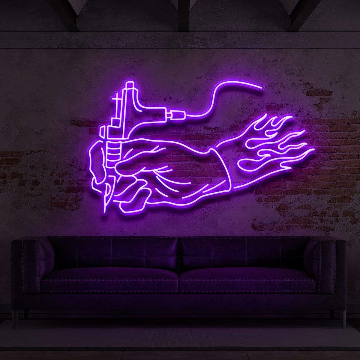 Hand of an Artist Neon Sign