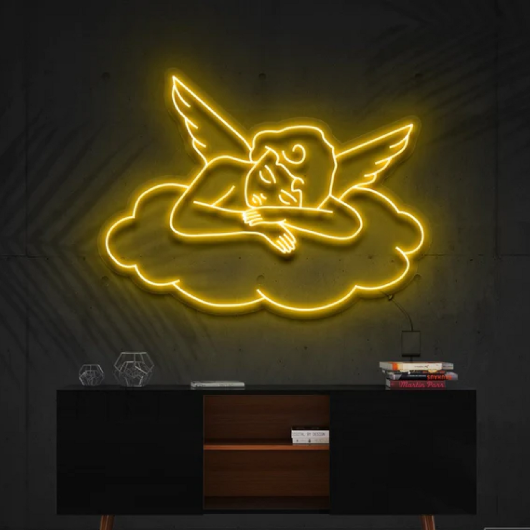 Sleepy Cupid Neon Sign