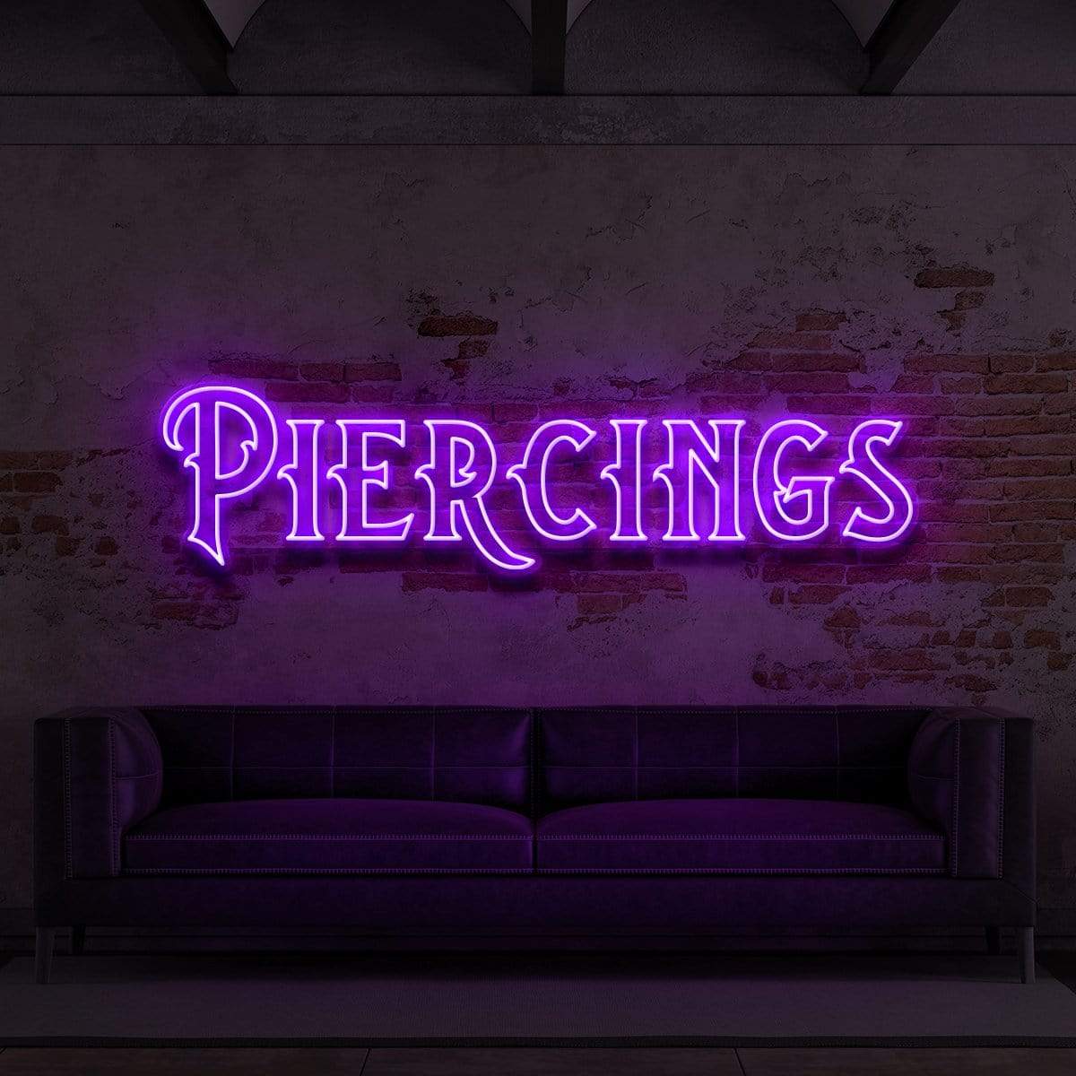 Piercings Neon Sign