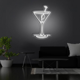 Martini Glass Neon Sign