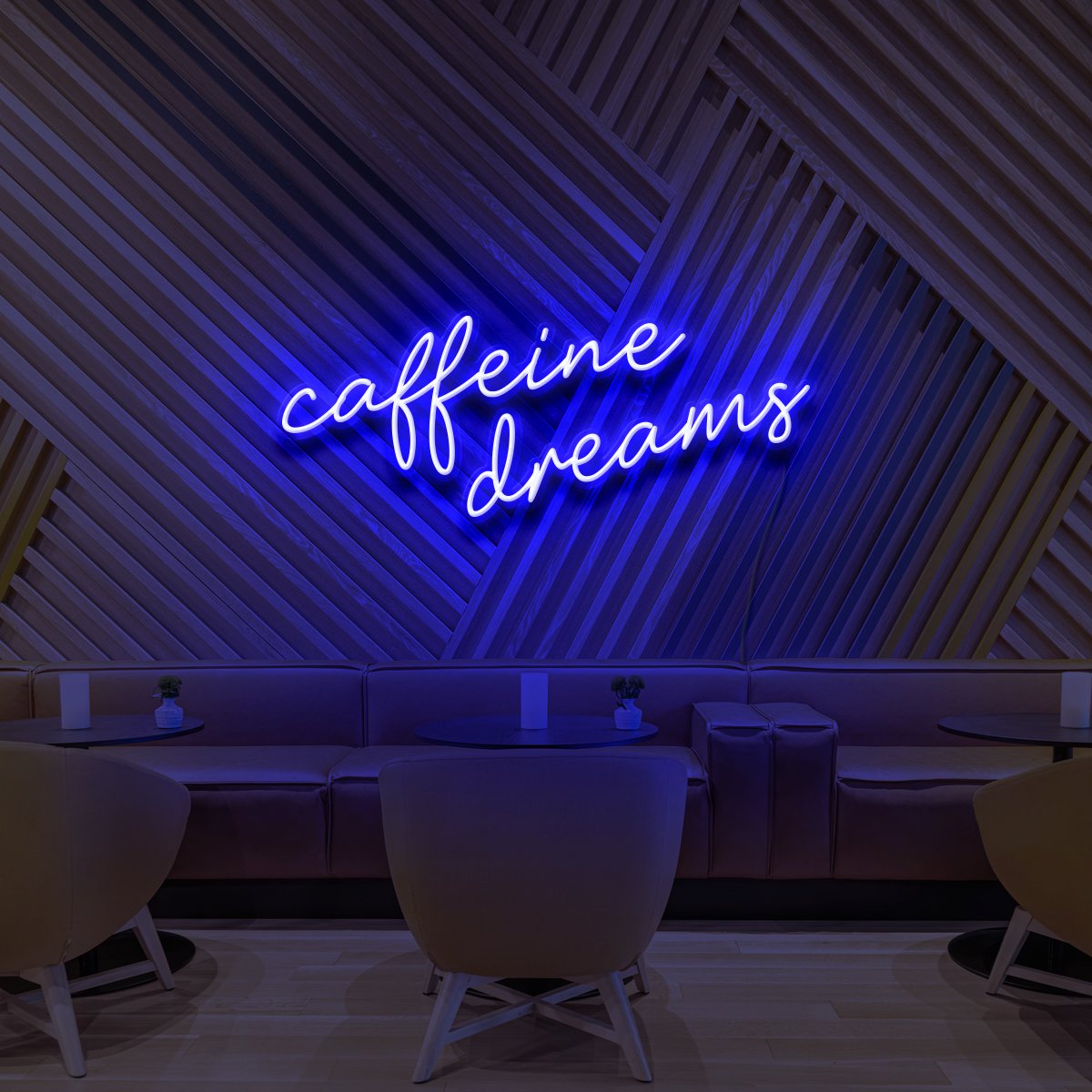 Caffeine Dreams Neon Sign