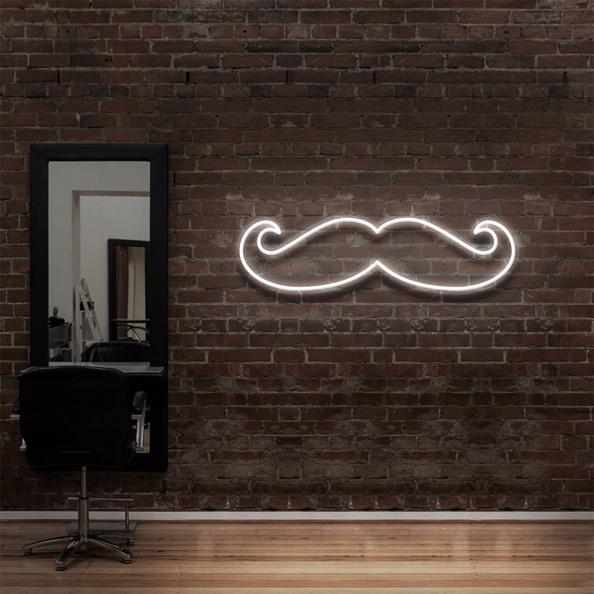 Moustache Neon Sign