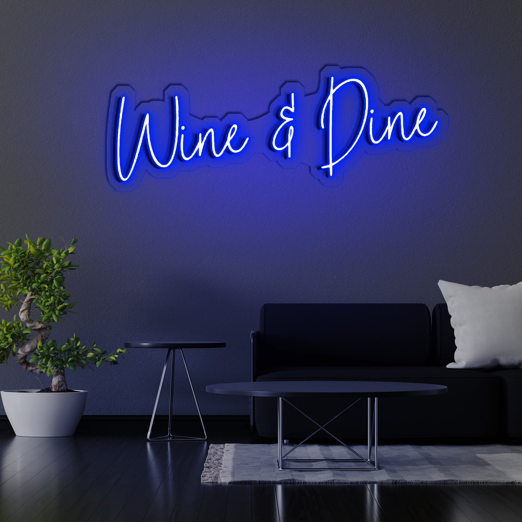 Wine & Dine Neon Sign