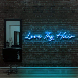 Love Thy Hair Neon Sign