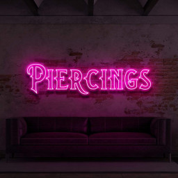 Piercings Neon Sign