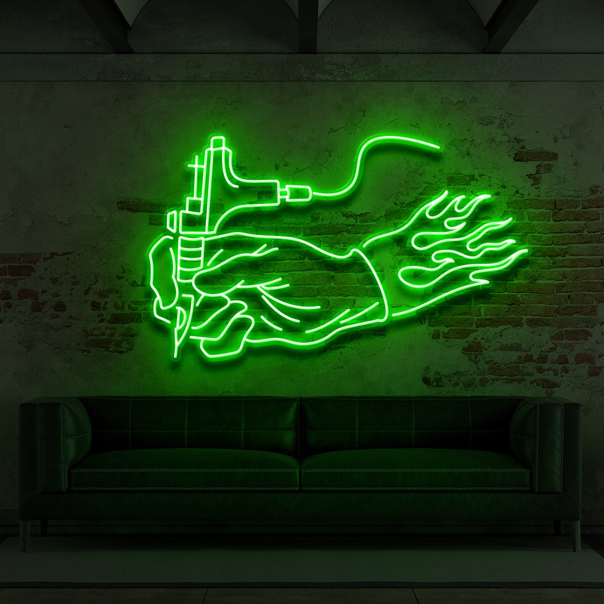 Hand of an Artist Neon Sign