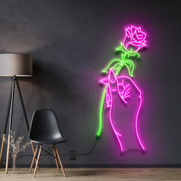 Hand of Love Neon Sign