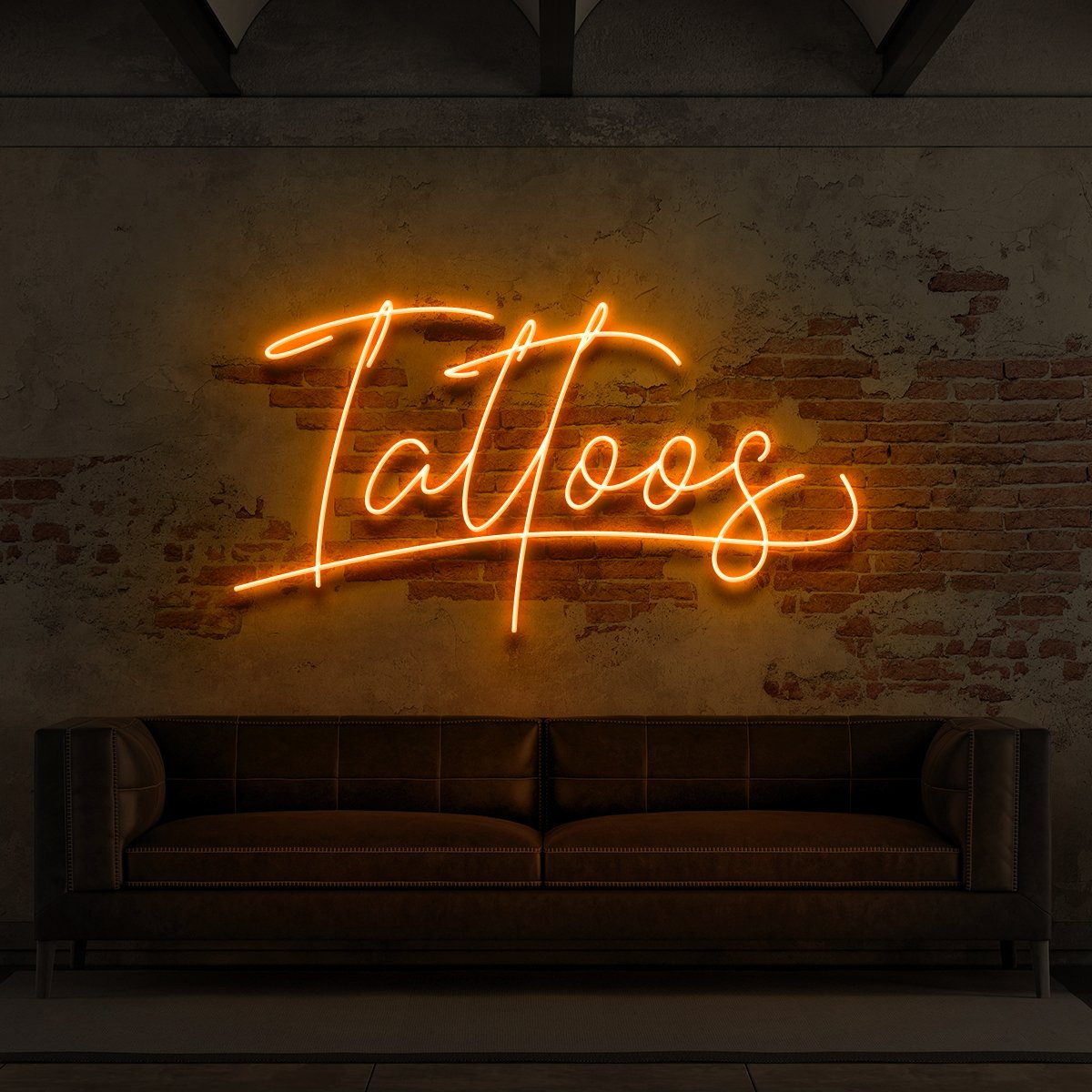 Tattoos Cursive Neon Sign