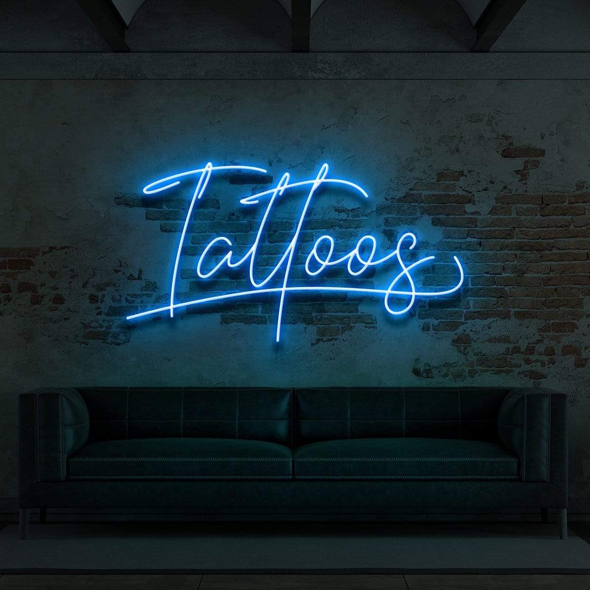 Tattoos Cursive Neon Sign