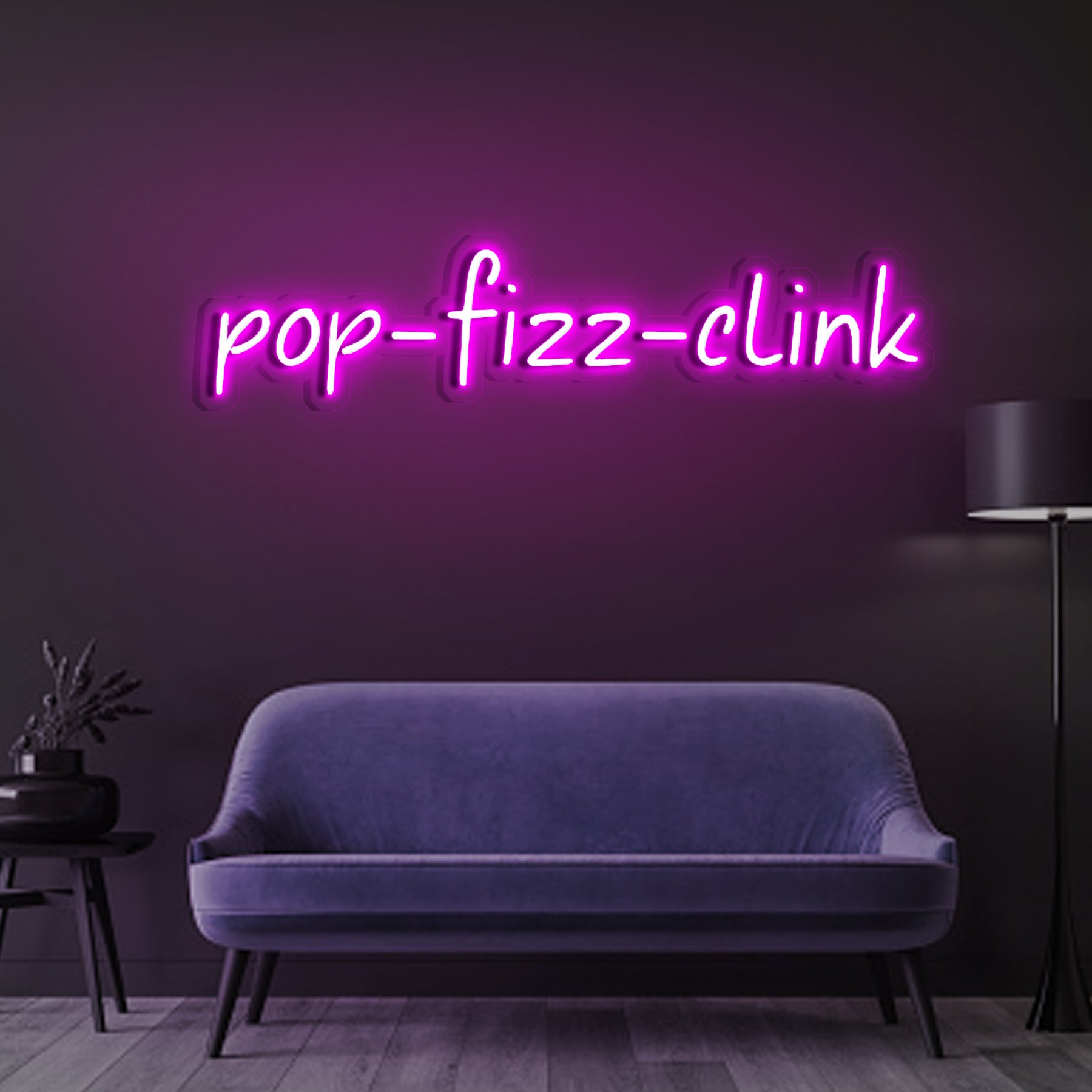 Pop Fizz Clink Neon Sign