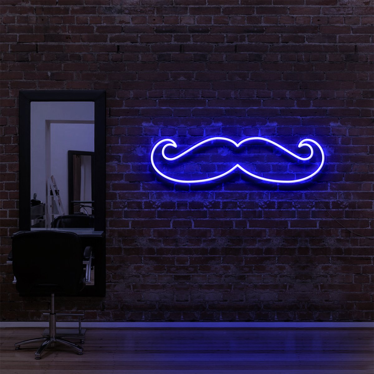 Moustache Neon Sign