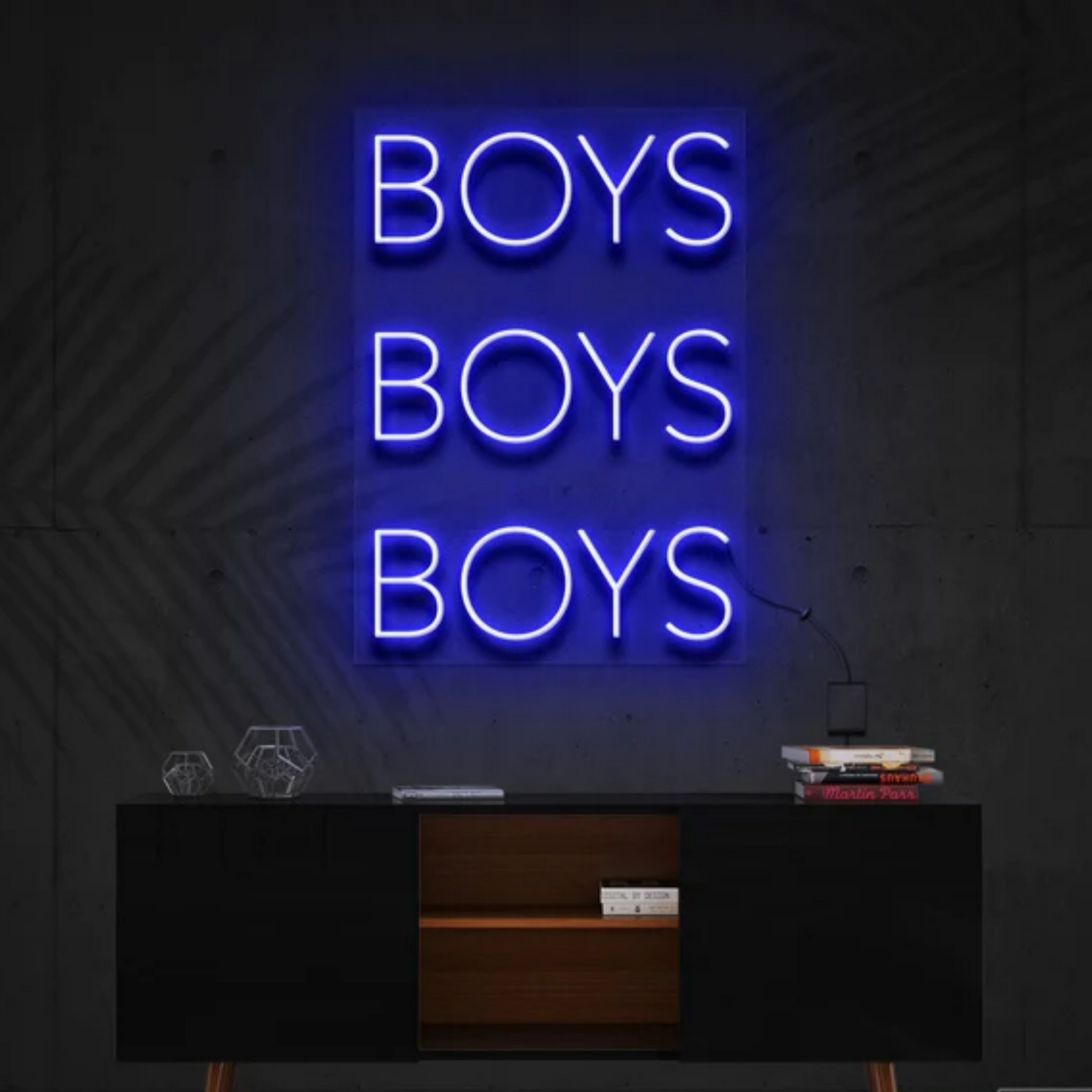 Boys Boys Boys Neon Sign