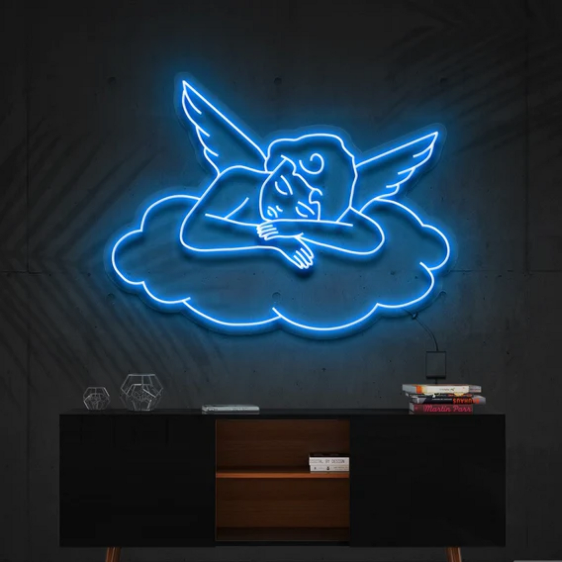 Sleepy Cupid Neon Sign