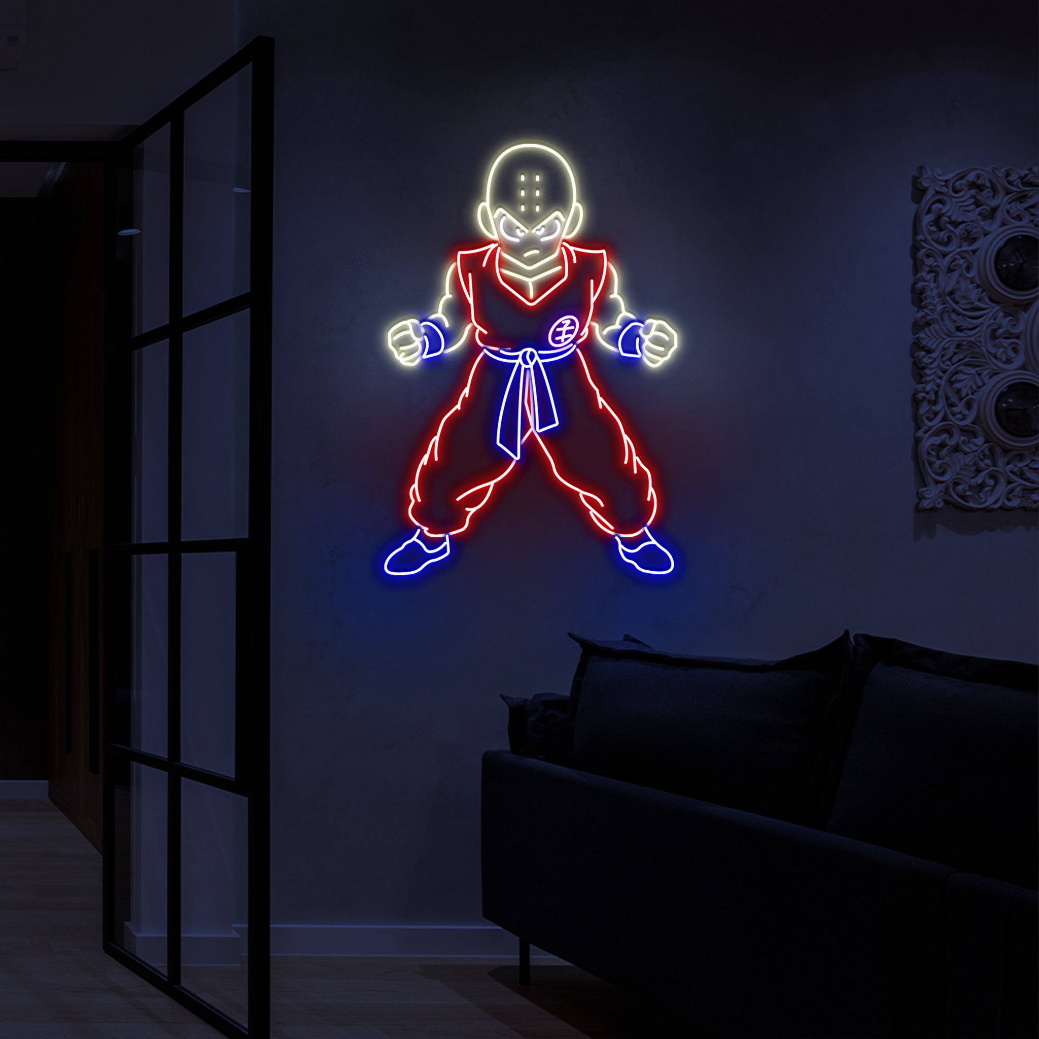 Krillin Dragon Ball Z Neon Sign Gifts For Kids