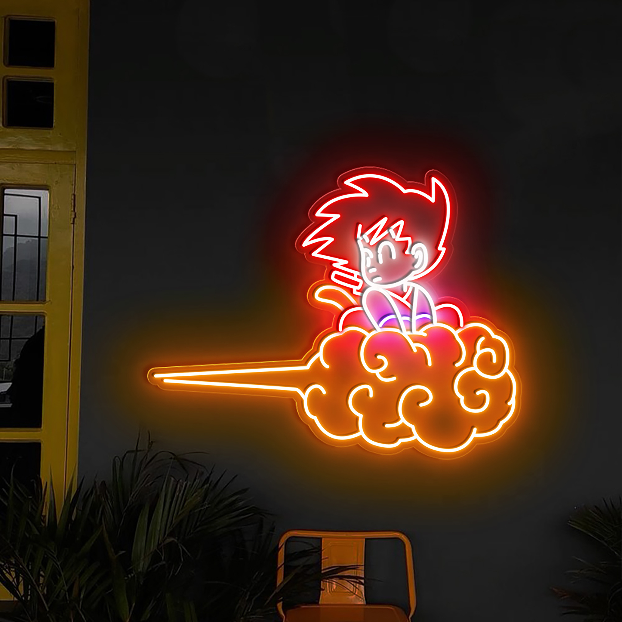 Songoku Dragon Ball Z Neon Sign Anime Wall Decor Signboard