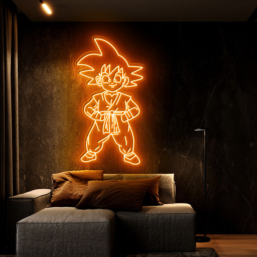 Goten Dragon Ball Z Neon Sign Anime Art Sign Decor