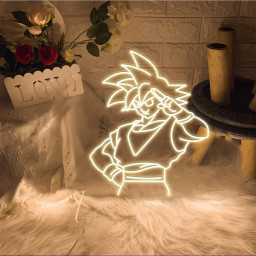 Son Goku Dragon Ball Neon Sign Anime Light Wall Decor