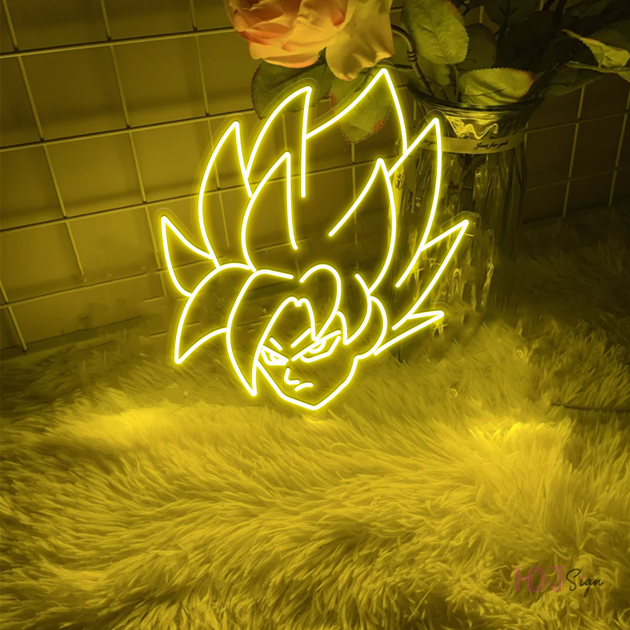 Son Goku Dragon Ball Neon Sign Anime Art Sign Decor