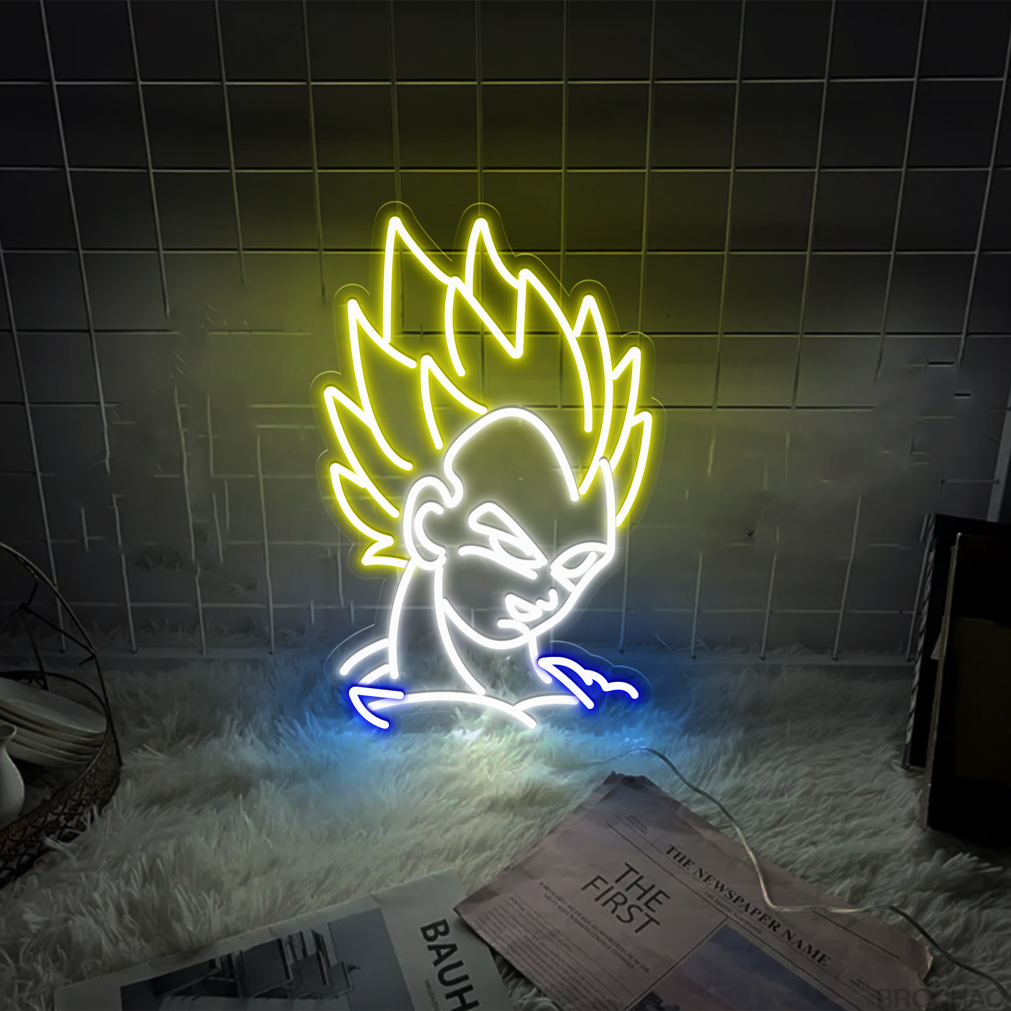 Vegeta Dragon Ball Z Neon Sign Anime Light Wall Decor