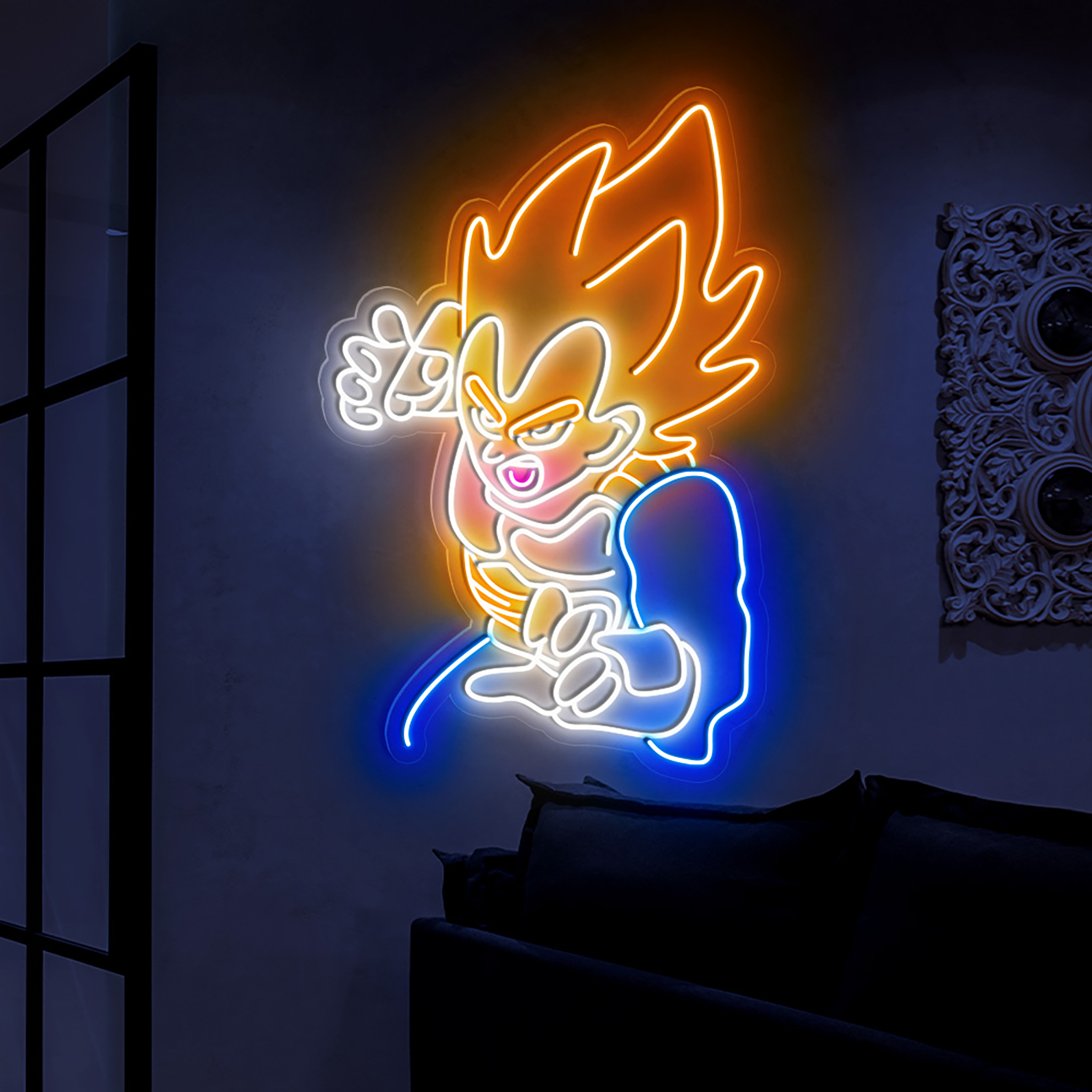 Vegeta Dragon Ball Z Neon Sign Anime Art Sign Decor