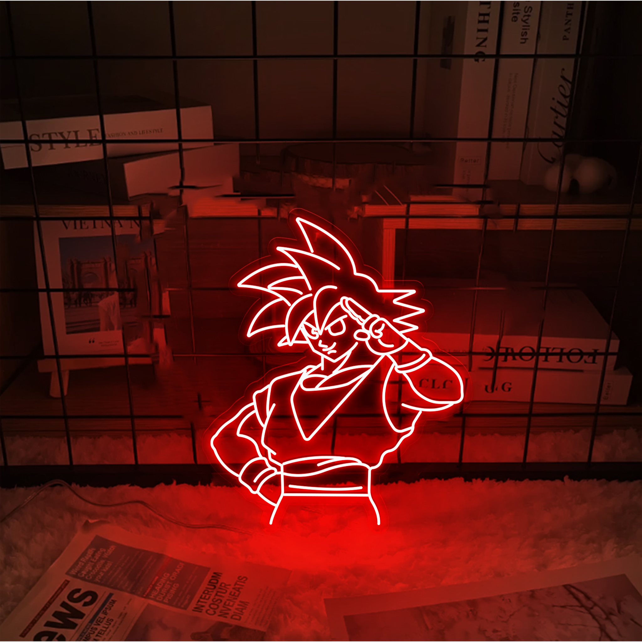 Son Goku Dragon Ball Neon Sign Anime Light Wall Decor