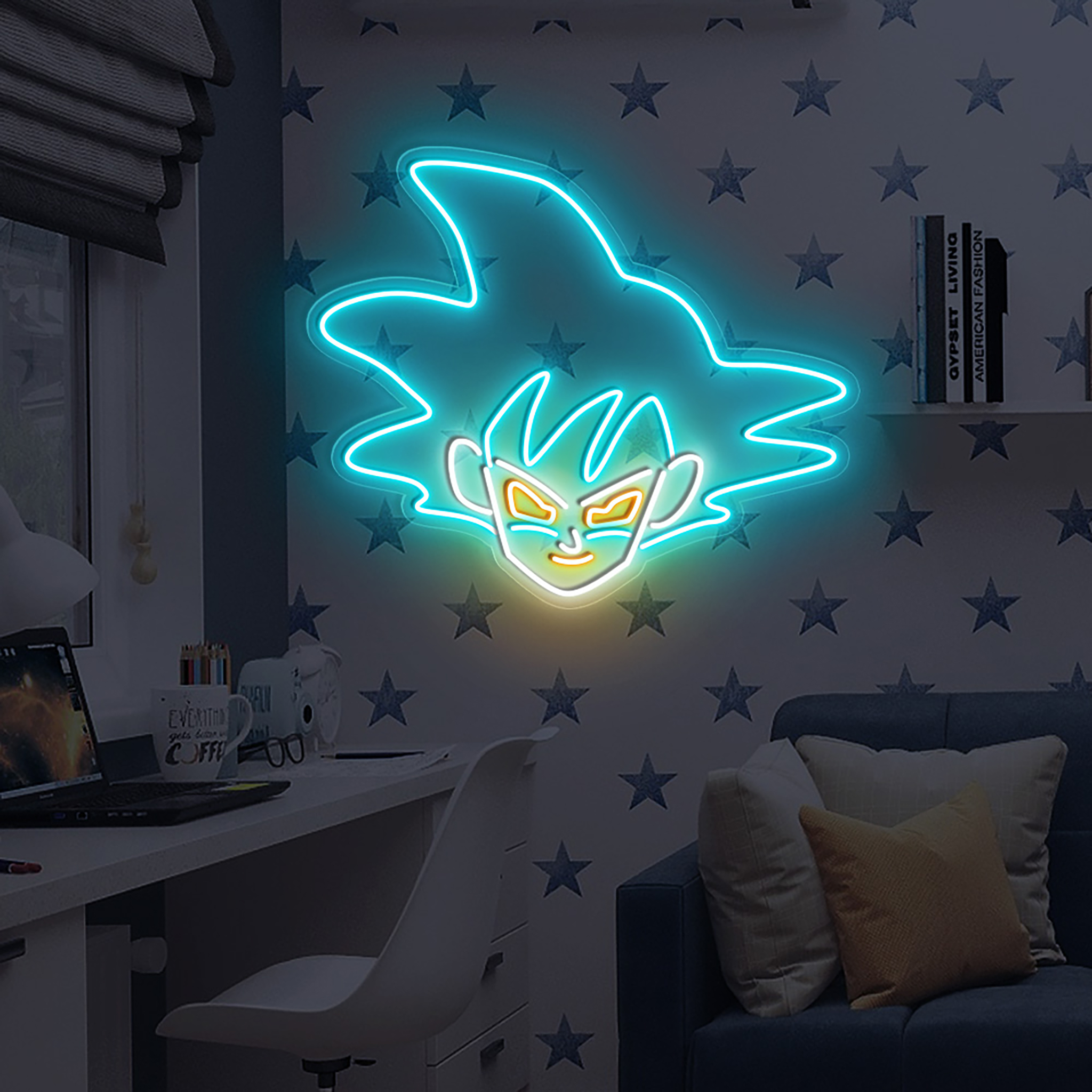 Songoku Dragon Ball Z Neon Sign Anime Art Sign Decor