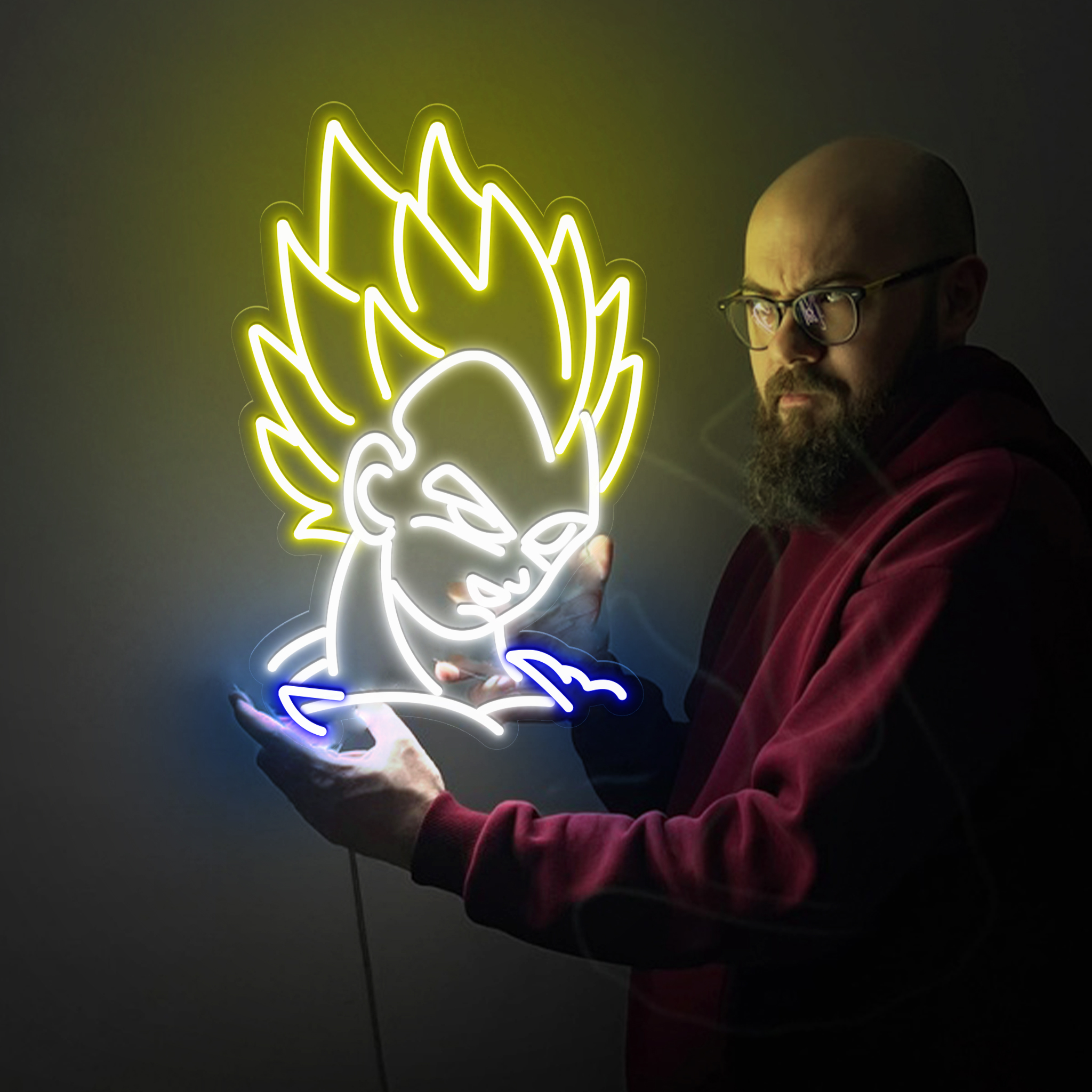 Vegeta Dragon Ball Z Neon Sign Anime Light Wall Decor