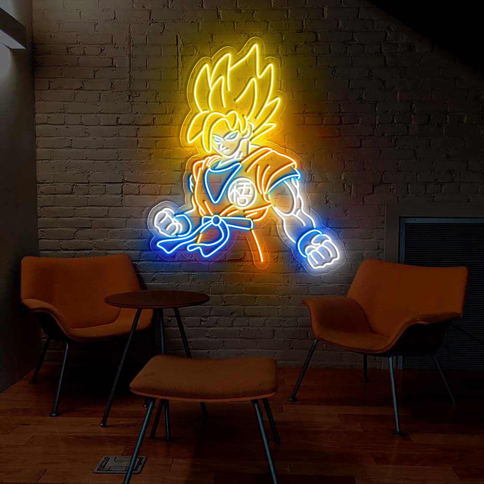 Songoku Neon Sign Dragon Ball Z LED Wall Decoration