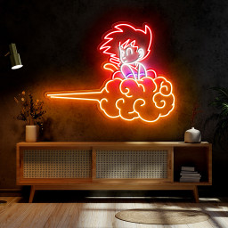 Songoku Dragon Ball Z Neon Sign Anime Wall Decor Signboard