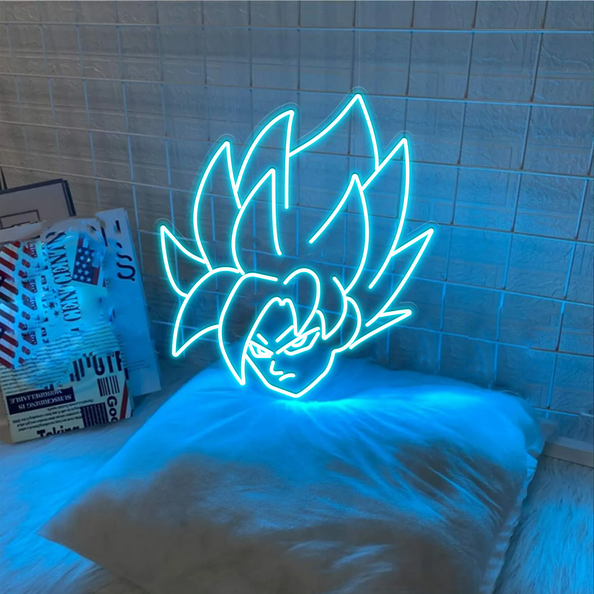 Son Goku Dragon Ball Neon Sign Anime Art Sign Decor