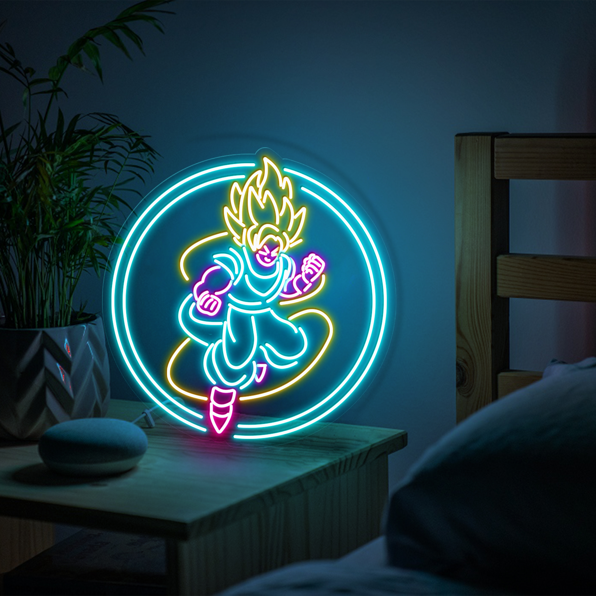 Sogoku Neon Sign Dragon Ball Z Wall Art Decor