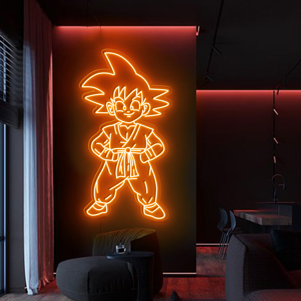 Goten Dragon Ball Z Neon Sign Anime Art Sign Decor