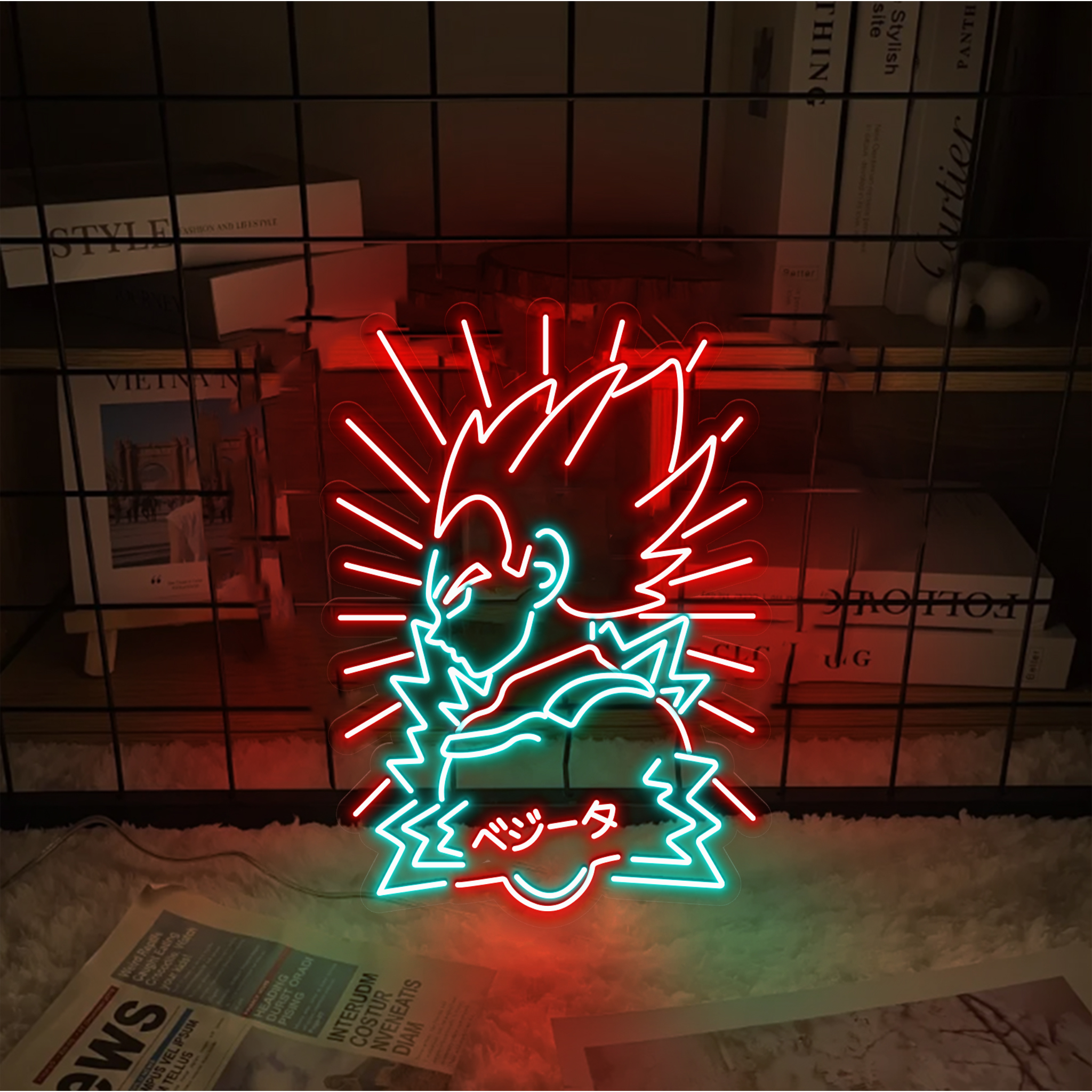 Vegeta Dragon Ball Z Neon Sign Gifts Decor