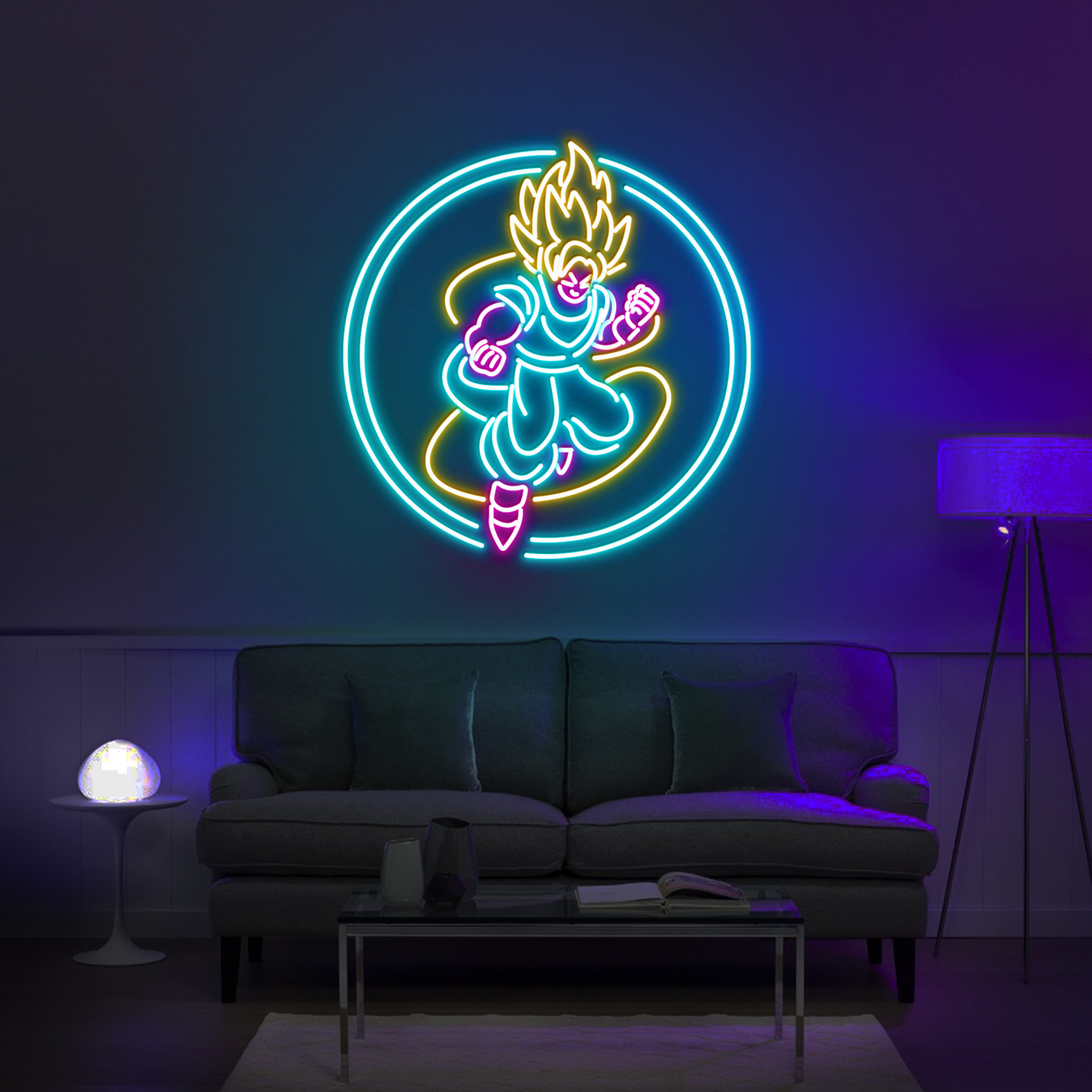 Sogoku Neon Sign Dragon Ball Z Wall Art Decor