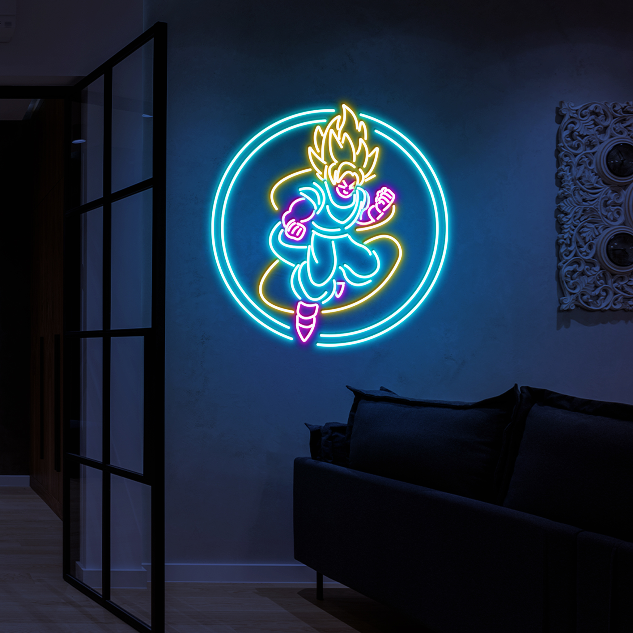 Sogoku Neon Sign Dragon Ball Z Wall Art Decor