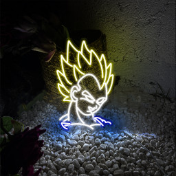 Vegeta Dragon Ball Z Neon Sign Anime Light Wall Decor