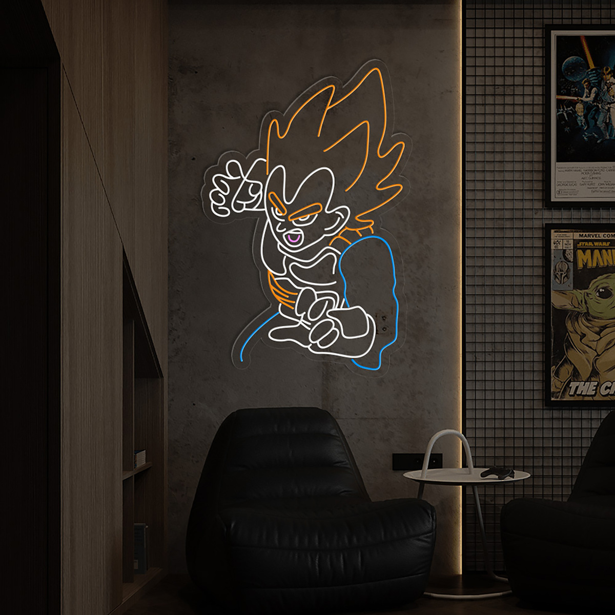 Vegeta Dragon Ball Z Neon Sign Anime Art Sign Decor