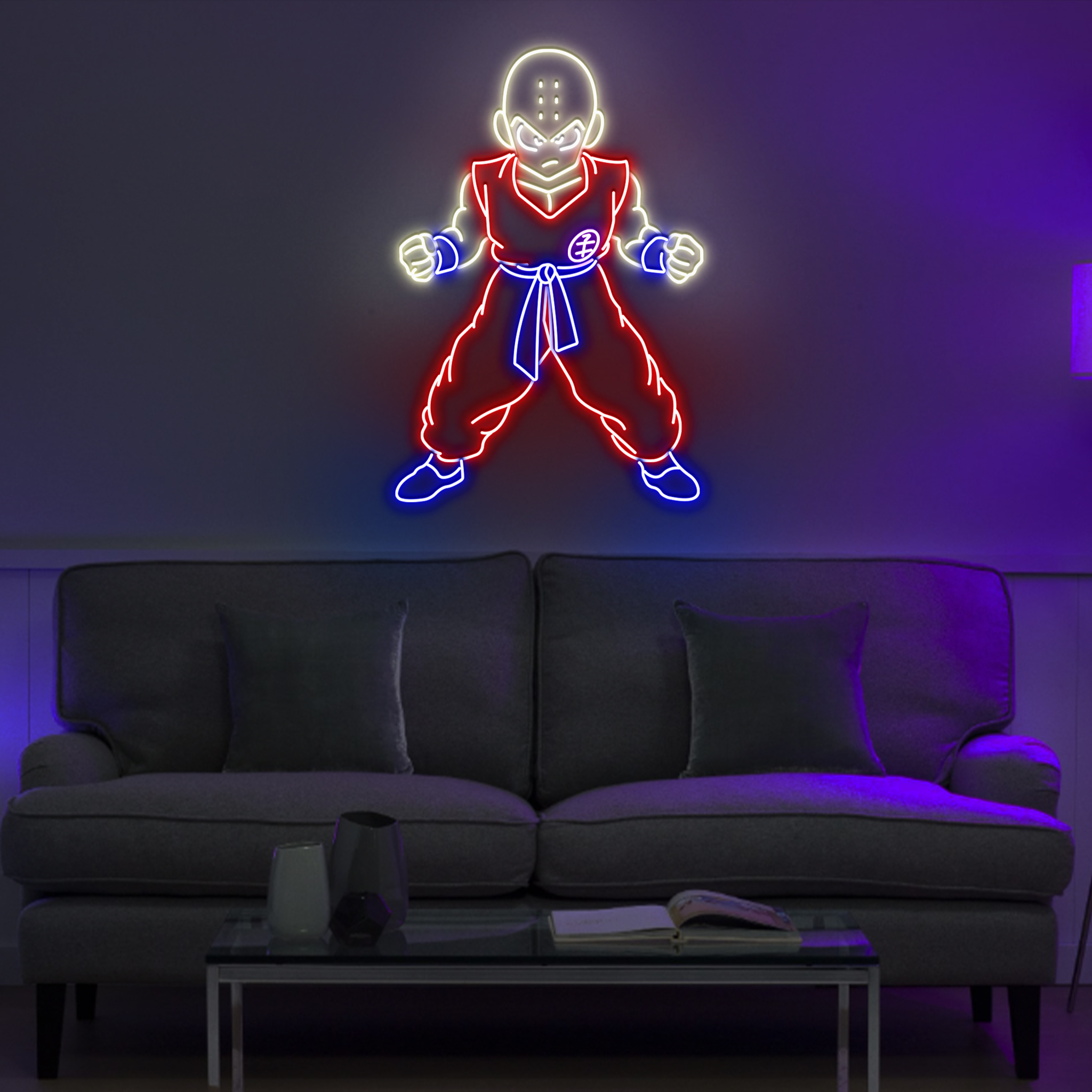 Krillin Dragon Ball Z Neon Sign Gifts For Kids