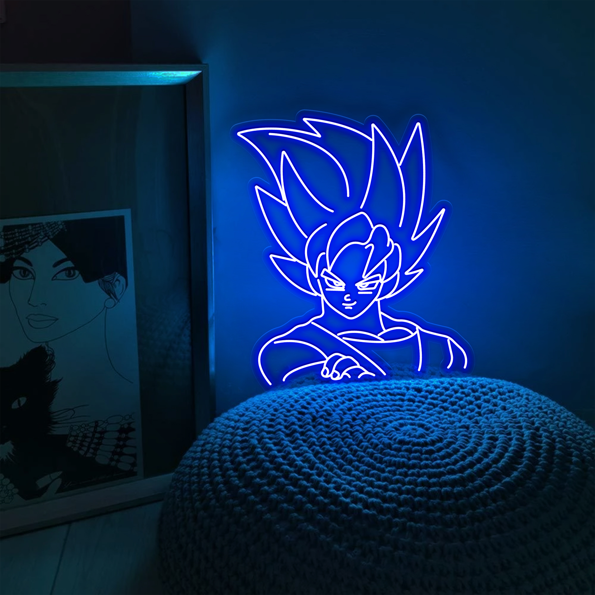 Son Goku Dragon Ball Neon Sign Kids Room Decor